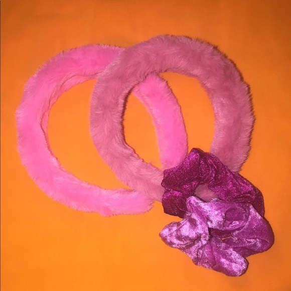 Fur Headbands With Matching Scrunchies - Picture 4 of 16